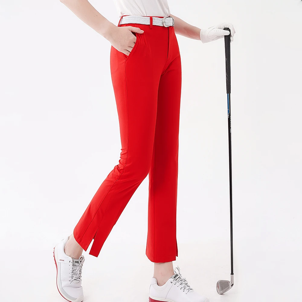 Pantalon de sport d'été pour femme, respirant, séchage rapide, élastique, surintendant, Slim Fit, fjGolf Sports