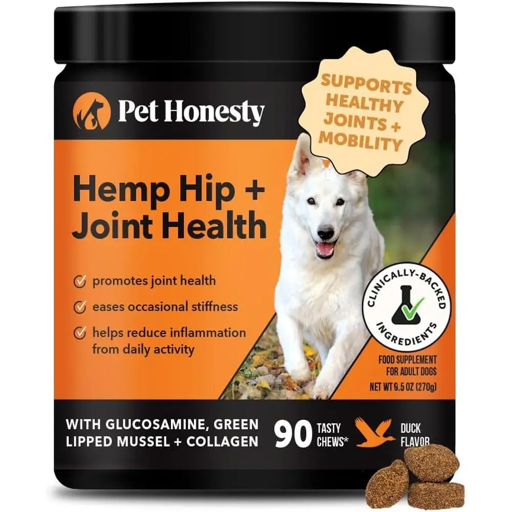 

Hemp Hip & Joint Supplement or Dogs - Hemp Oil & Powder - Gluine Cdroitin or Dogs, Turmeric, MSM, Green-Lipped Mussel, Supports