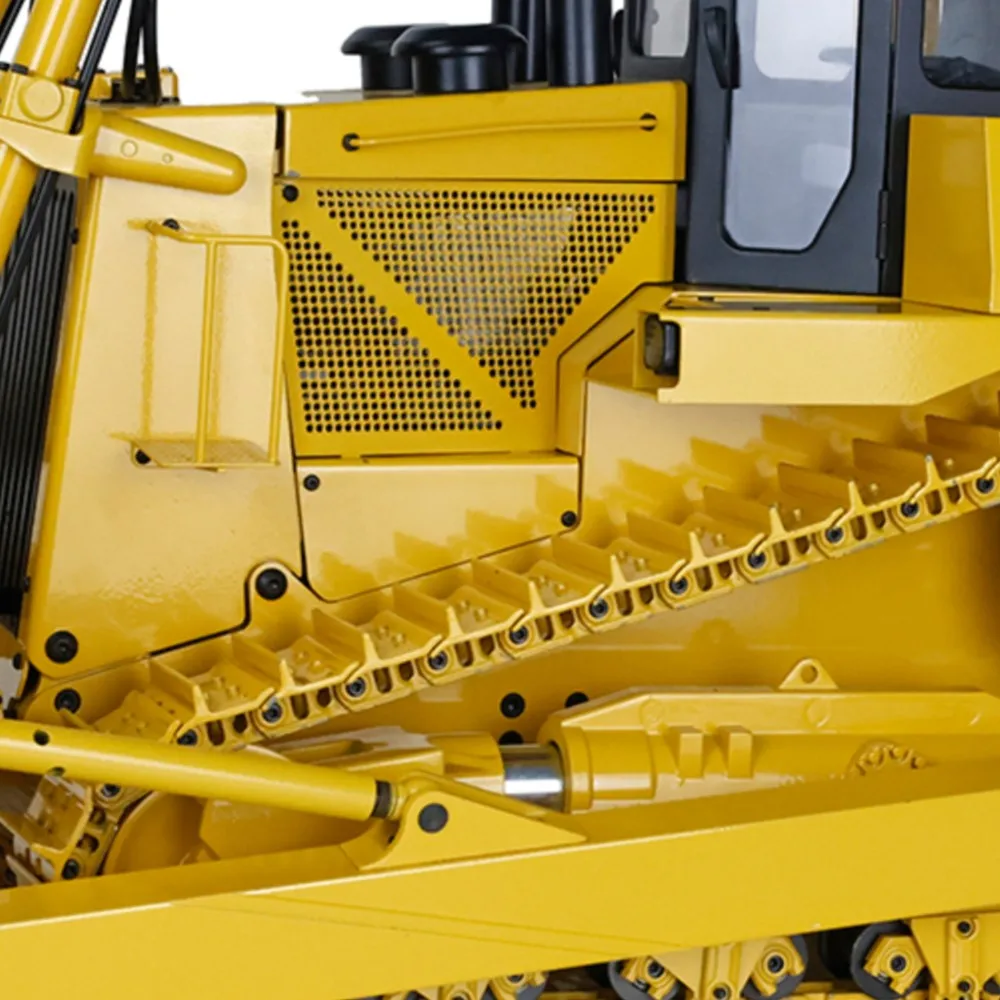 

JDM 98 Бульдозер Металл 1/14 RC Гидравлический DXR2 Спульт дистанционного управления Спусковой грузовик Модернизированная новая звуковая система Модель игрушки TH22617