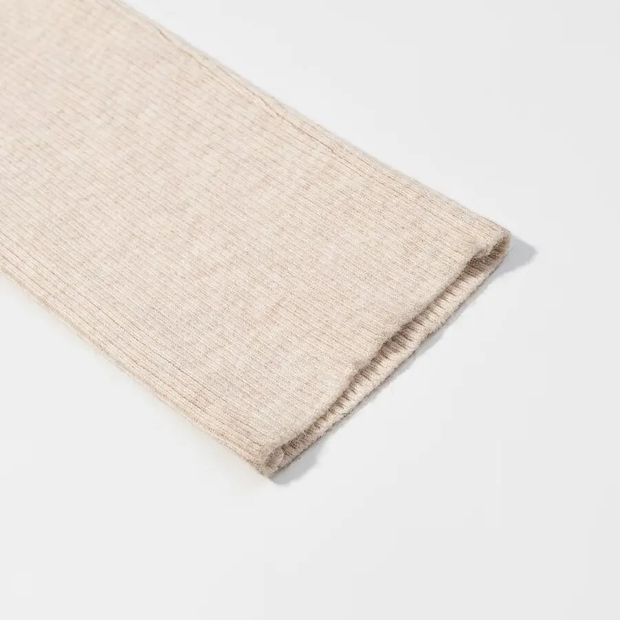 디이지 여성 2025 겨울 신상 패션 솔리드 컬러 타이트 점프수트 올매치 크루넥 긴팔 하프 지퍼 타이트 여성복