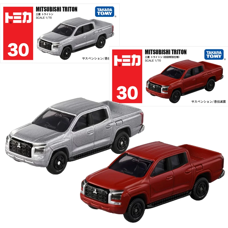 Takara Tomy Tomica No.30 Mitsubishi Triton Car Alloy Toys Motor Vehicle Diecast Metal Model Kids Xmas Gift Toys for Boys