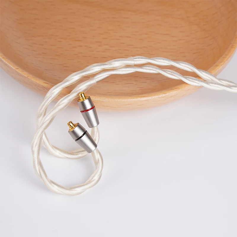 NiceHCK LightLove 7N Silver Plated High Conductivity Copper+Alloy Copper HIFI Audio Cable 3.5/2.5/4.4 MMCX/2Pin for SSR EA500