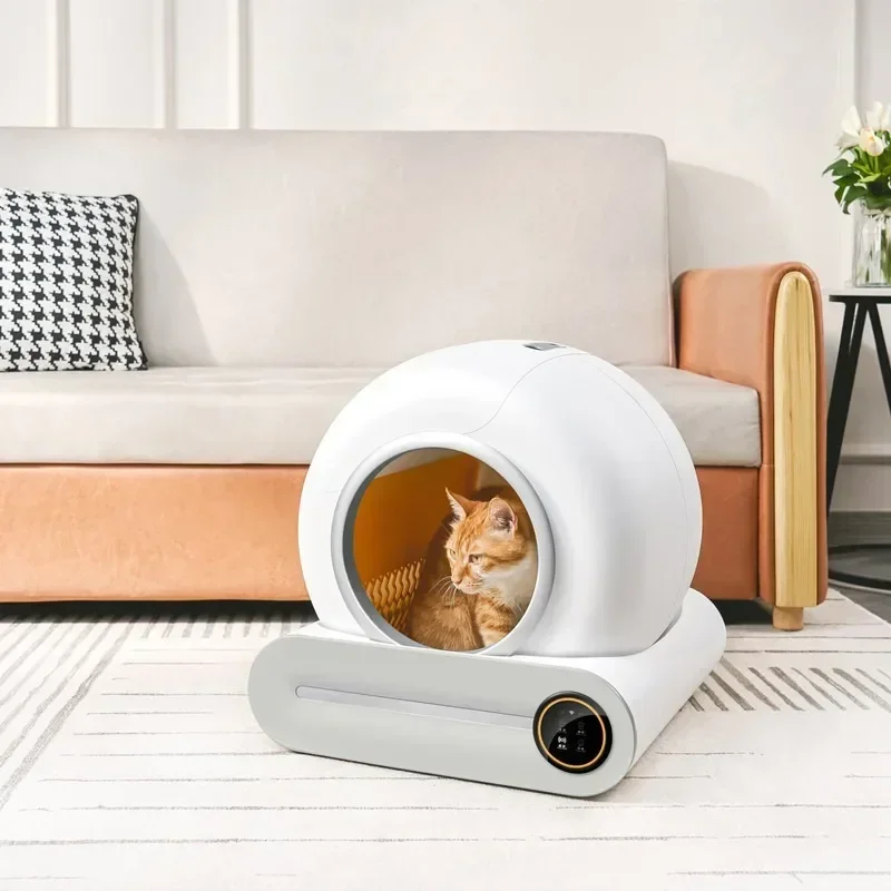 Smart cat litter box, fresh air, one-click cleaning and shoveling, electric cat toilet, pet oversized fully automatic