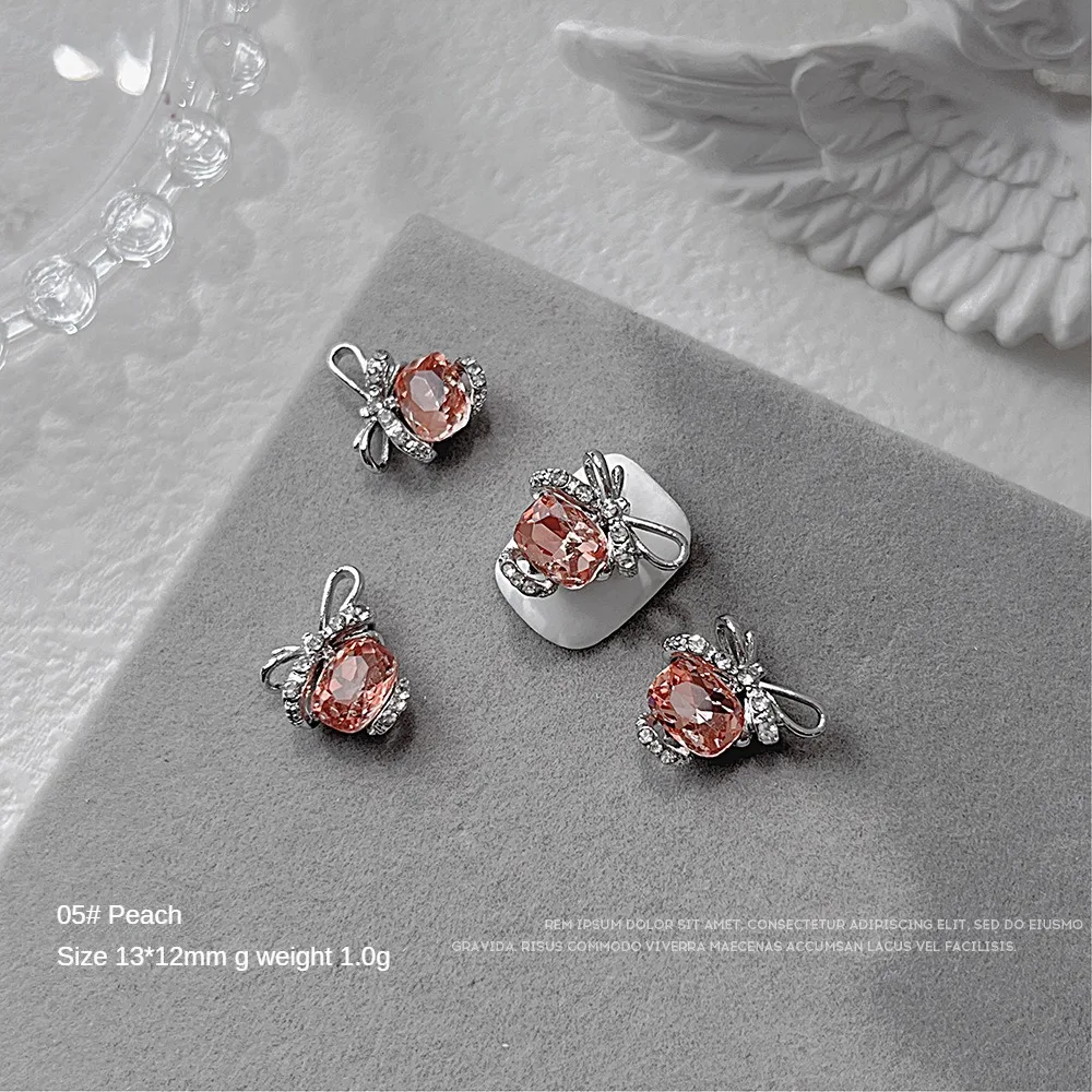 상감 네일 주얼리 활 라이트 럭셔리 네일 액세서리, 실버 상감 합금, 미용 및 건강 합금, 신제품