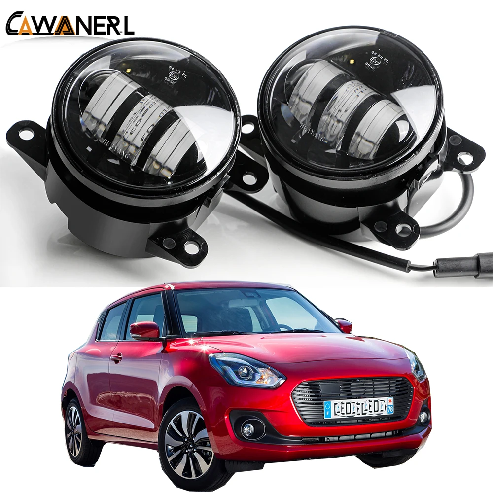 

2 шт., 30 Вт H11, аксессуары для противотуманных фар для Suzuki Swift Hatchback 2005-2023, 3030 светодиодных чипов, замена автомобильных противотуманных фар