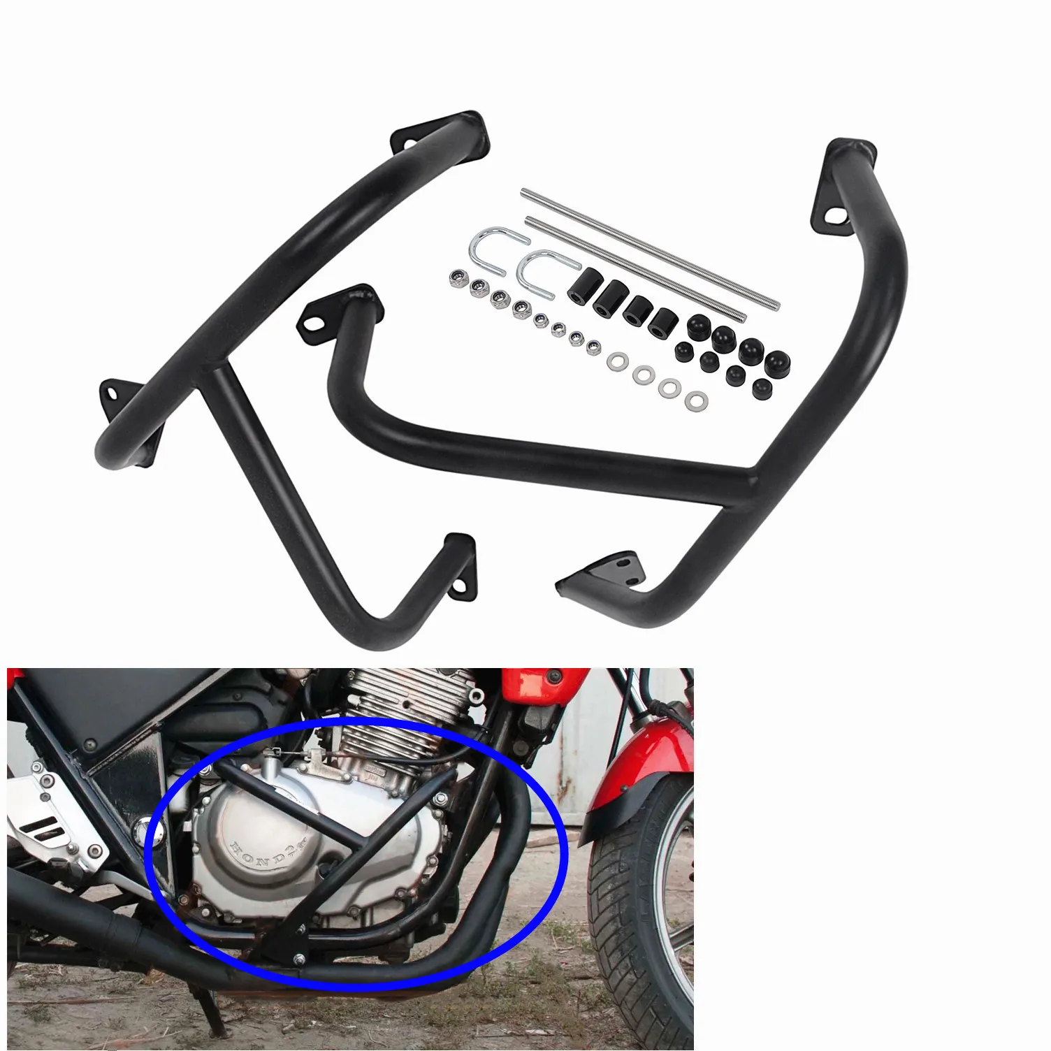 

for HONDA CB500 1994-1998 1999 2000 2001 2002 Crash Bar Engine Guard Protection Frame