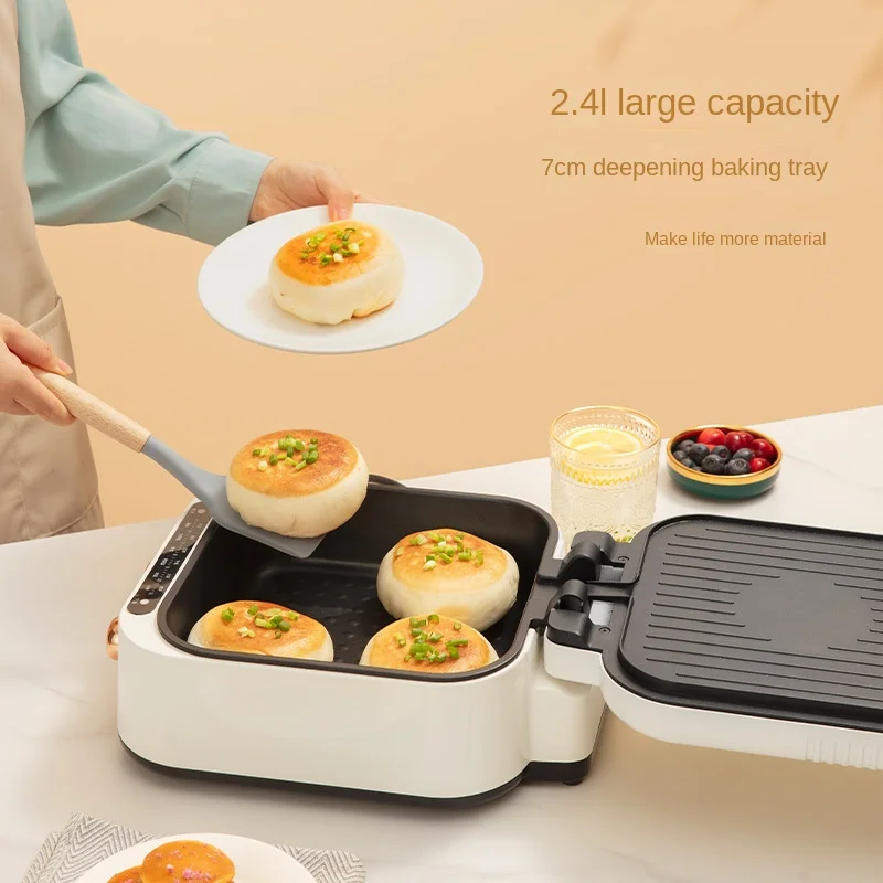 220V Household Electric Cake Pan Electric Hot Pot Non-stick Pancake Machine Double-sided Heating Multi Cooker Frying Pot