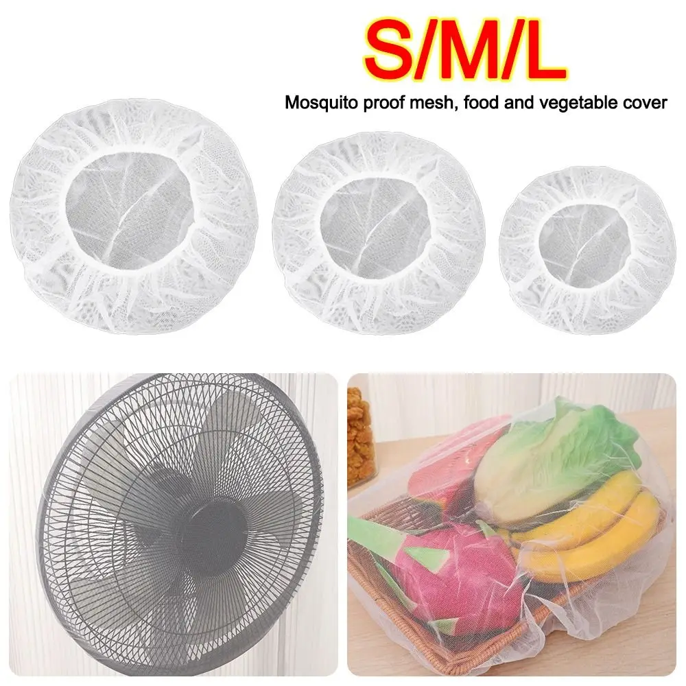 Breathable Food Cover Anti-fly Insect Foldable Vegetable Fruit Dust Cover Food Protection Lid for Food Barrels Sauce Jars