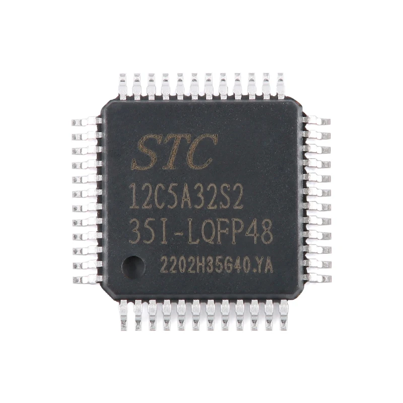 Original genuine STC12C5A32S2-35I-LQFP48 1T 8051 microprocessor single-chip microcomputer chip