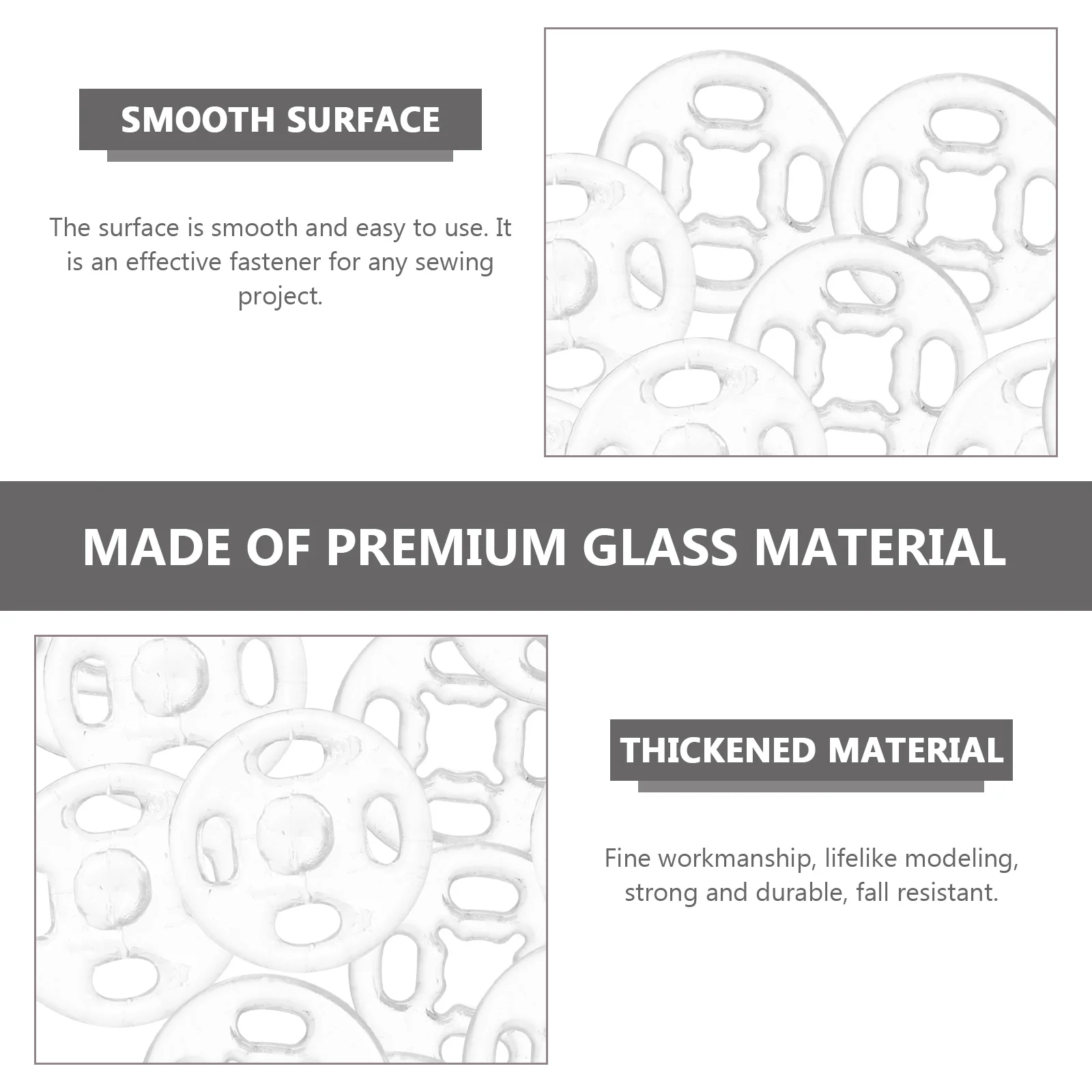 

Shirt Fasteners Concealed Buttons Fine Workmanship Durable Easy to Use for Fixing and Decoration Concealed Buttons