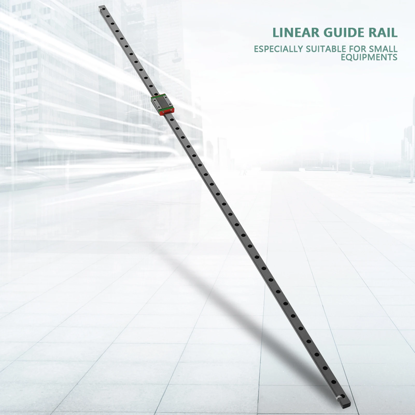 

Linear Motion Rail MGN12H Steel Linear Rail Guide 1000mm Length 27mm Width Slide Block