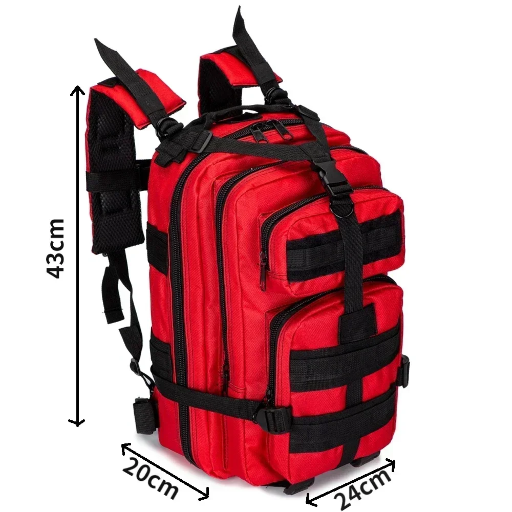 30L Outdoor Backpack First Aid Bag Outdoor Backpack Trauma Responder Medical Sport Backpack