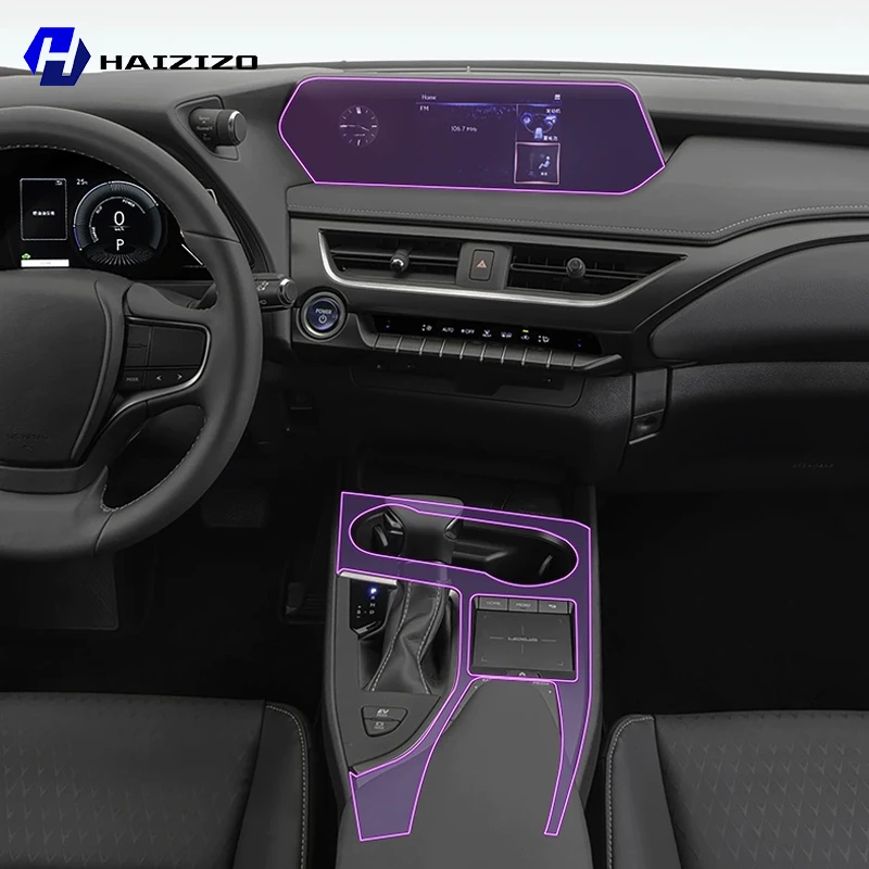 

For LEXUS UX 2019-2022 Car GPS navigation screen TPU transparent anti scratch flower control LCD screen PPF refit accessories