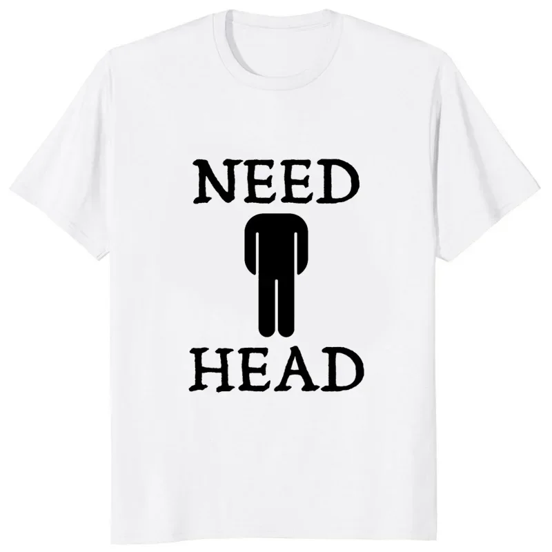 

Need Head Funny Printed Cartoon Graphic Man Tshirt Streetwear Hipster Loose Hip Hop T Shirt Fashion Breathable Comfortable Tees