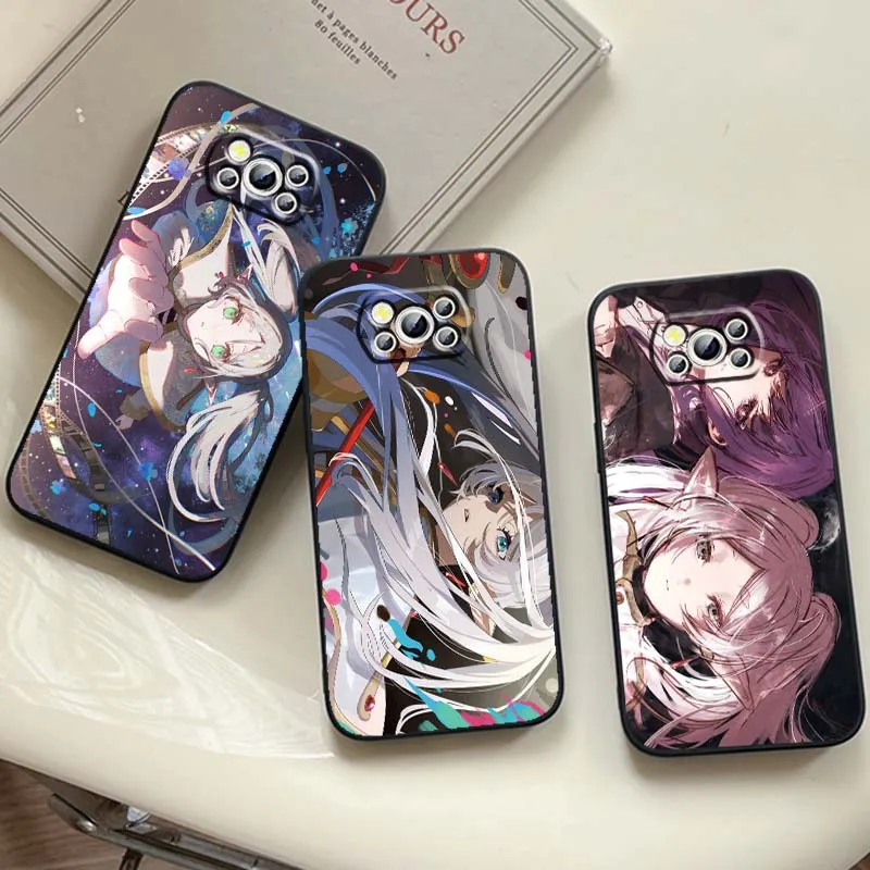 

Frieren Himmel anime Cool For Xiaomi Mi Poco F3 F4 F5 F6 X3 X4 X5 X6 X7 M3 M4 M5s M5 M6 GT Pro 5G Black Cover Phone Case