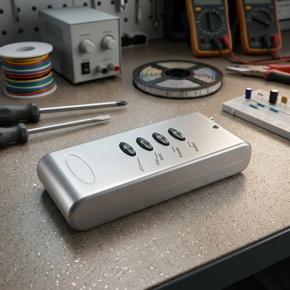 DC 5V 12V 24V Controller As Shown In The Picture RGB LED Pixel Controller Brightness Adjustment Feature Wide Voltage Input Range