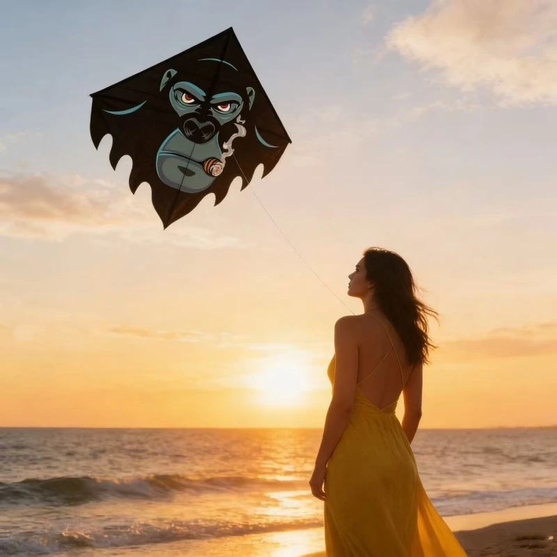 2m Gorilla vlieger buitenspeelgoed voor kinderen vliegers sport speelgoed volwassenen vliegers wiel professionele windvliegers fabriek ikite weer