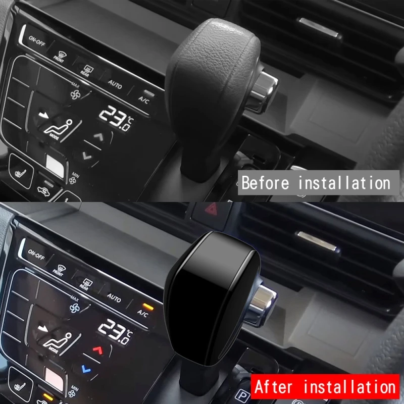 RHD لميتسوبيشي ديليكا D:3 2023 2024 2025 EK عربة الفضاء EKX التحكم المركزي والعتاد رئيس التحول المقبض غطاء الملحقات الداخلية