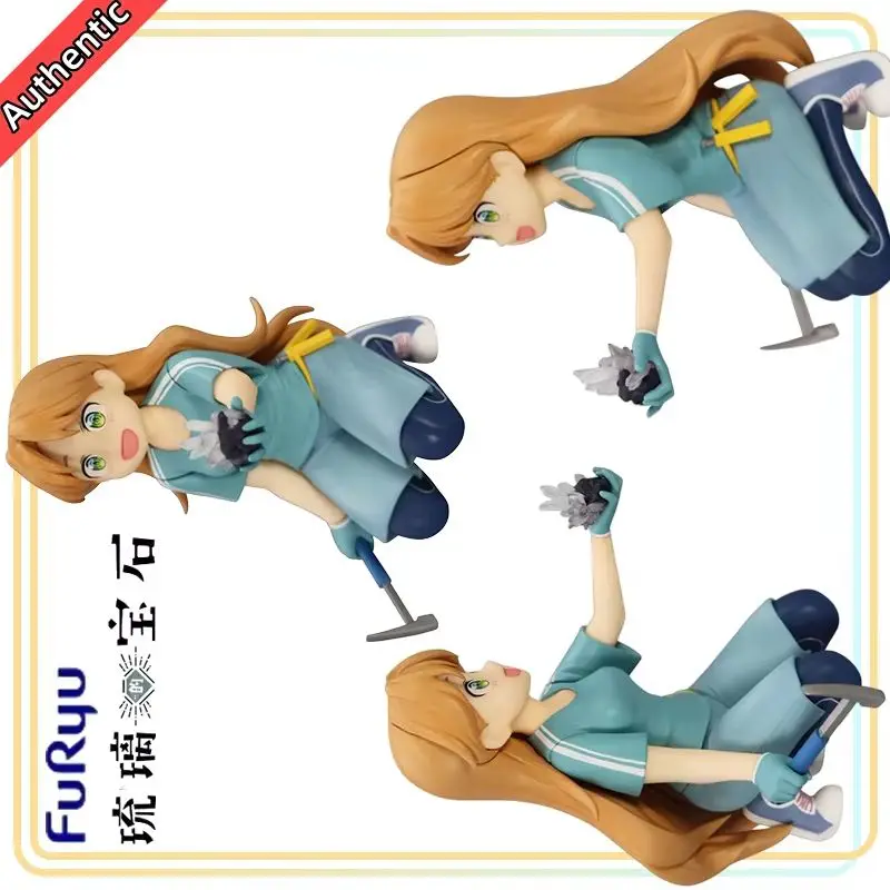

【100% подлинный】FuRyu Original Ruri No Houseki-T Tanigawa Ruri-фигурка с лапшой H = 8 см, модель персонажа аниме, украшение