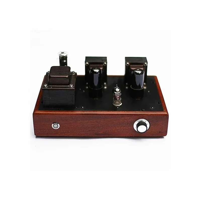 12AX7 6V6GT Tube Amp 3.8W HiFi Wooden Enclosure Class A Stereo Amplifier
