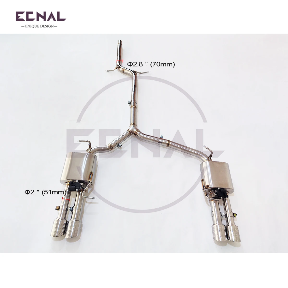 

UNIQUE suitable for Audi A4 B8 2.0T T304 stainless steel sports Valved Exhaust System