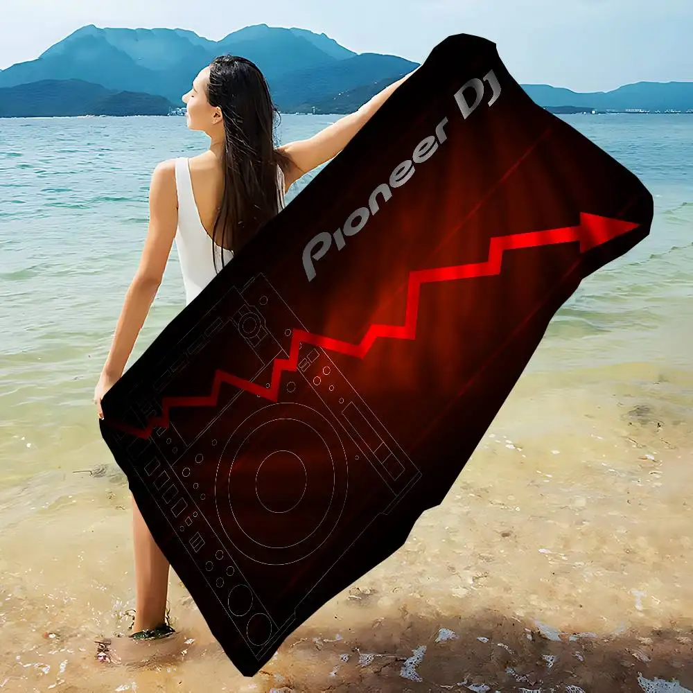 P-Pioneer-DJ Electronic-Club Microfiber Beach Towel Absorbent Quick dry Soft Yoga Swimming Resort Mountain Climbing Towel