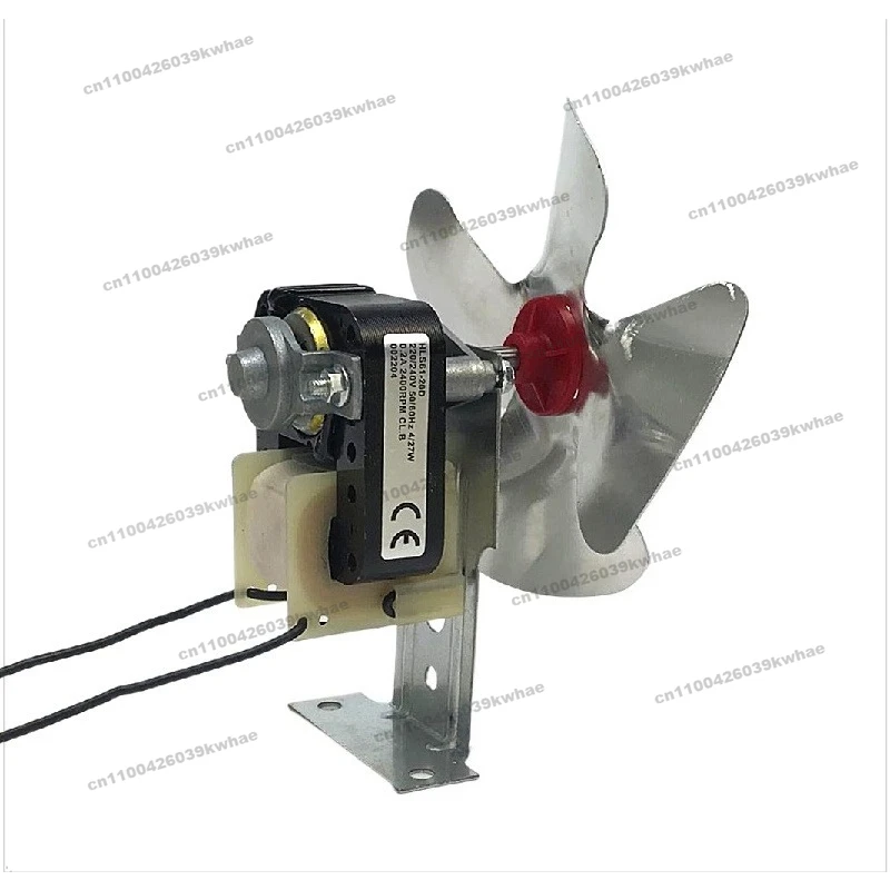 Ventilador de Motor de refrigerador y congelador, cubierta de ventilador de refrigeración, poste, ventilador de refrigerador de pie fijo con aspas, 220V