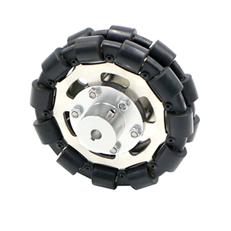 5 Inch,127mm Double Stainless Steel Omni Wheel, Robot Car Parts