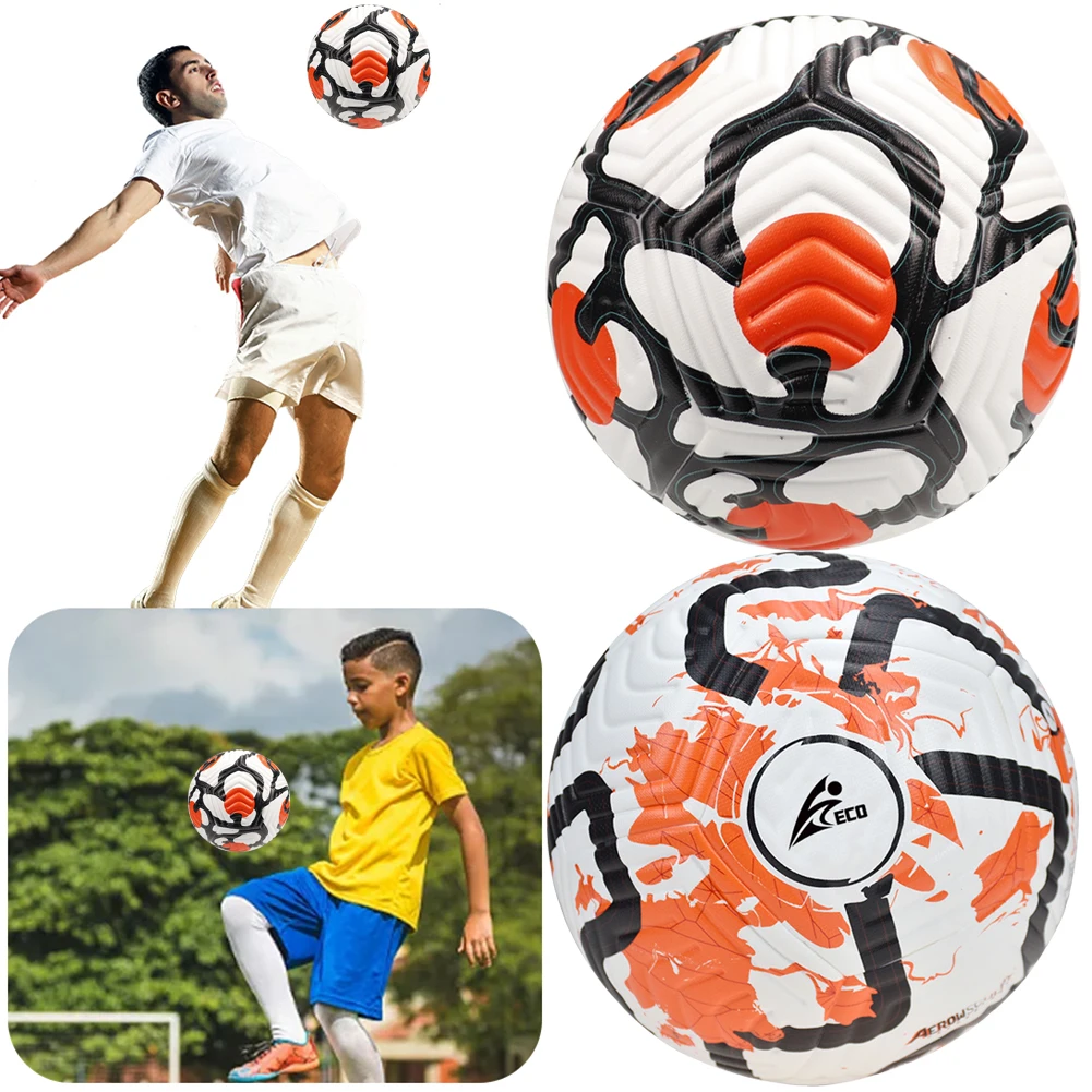 

All-Weather Football Ball Even Pressure Adults Youth Soccer Ball for Training & Matches for Boys Teens & Footballers of All Ages