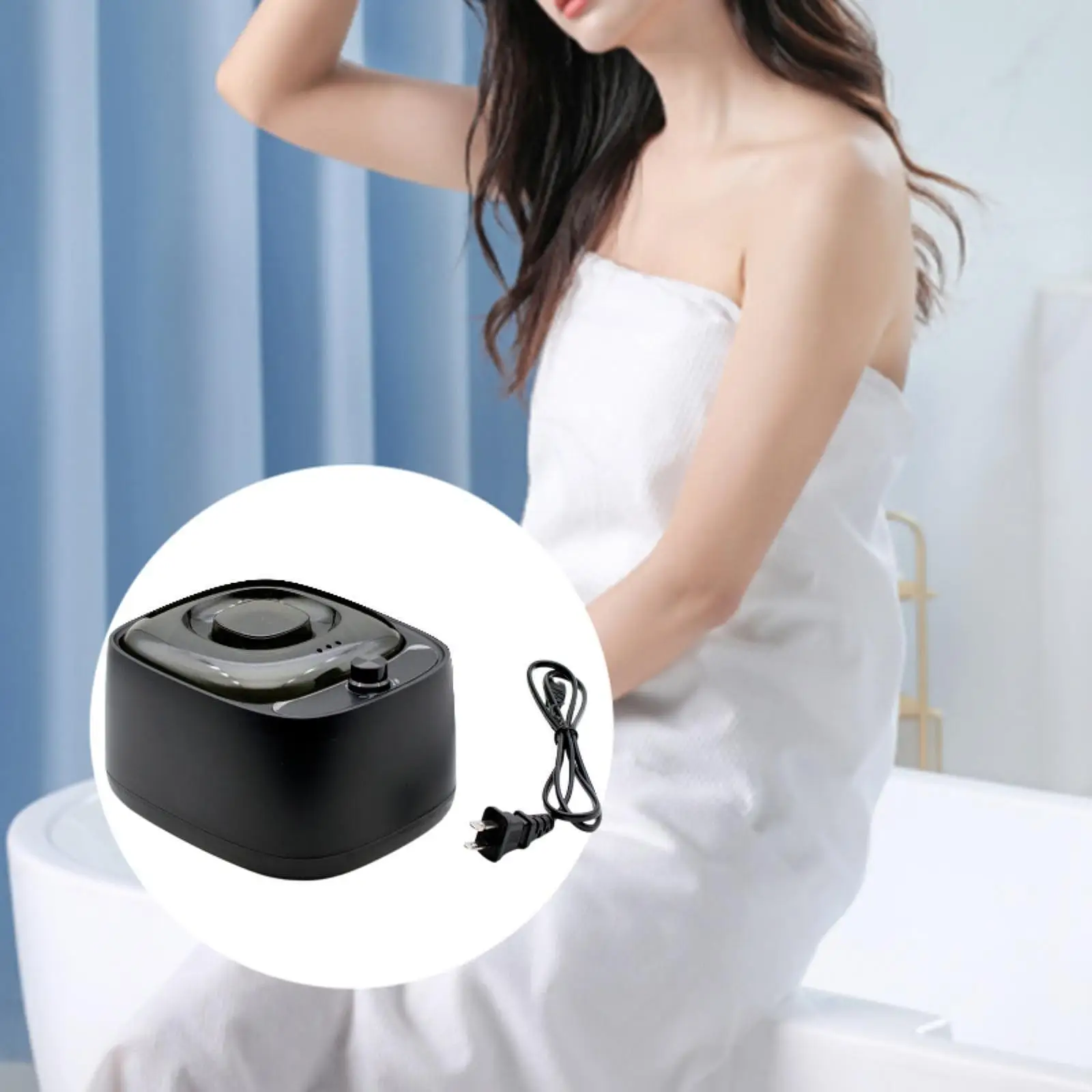 Chauffe-cire électrique professionnel pour hommes et femmes, Machine chauffante avec couvercle transparent, Pot chauffant