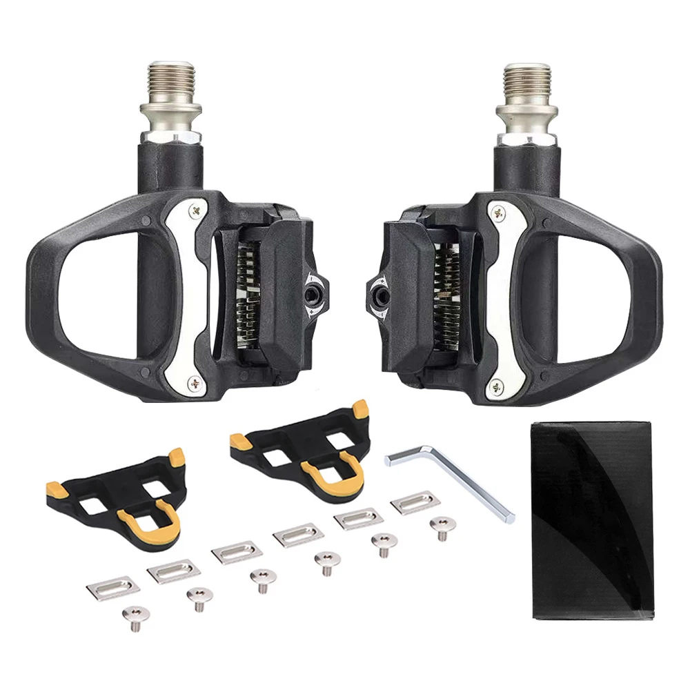 

Педаль для шоссейного велосипеда, нейлоновая велосипедная фиксация, металлические педали без зажимов, велосипедный подшипник, шипы, педаль для системы SPD SL с фиксирующей пластиной