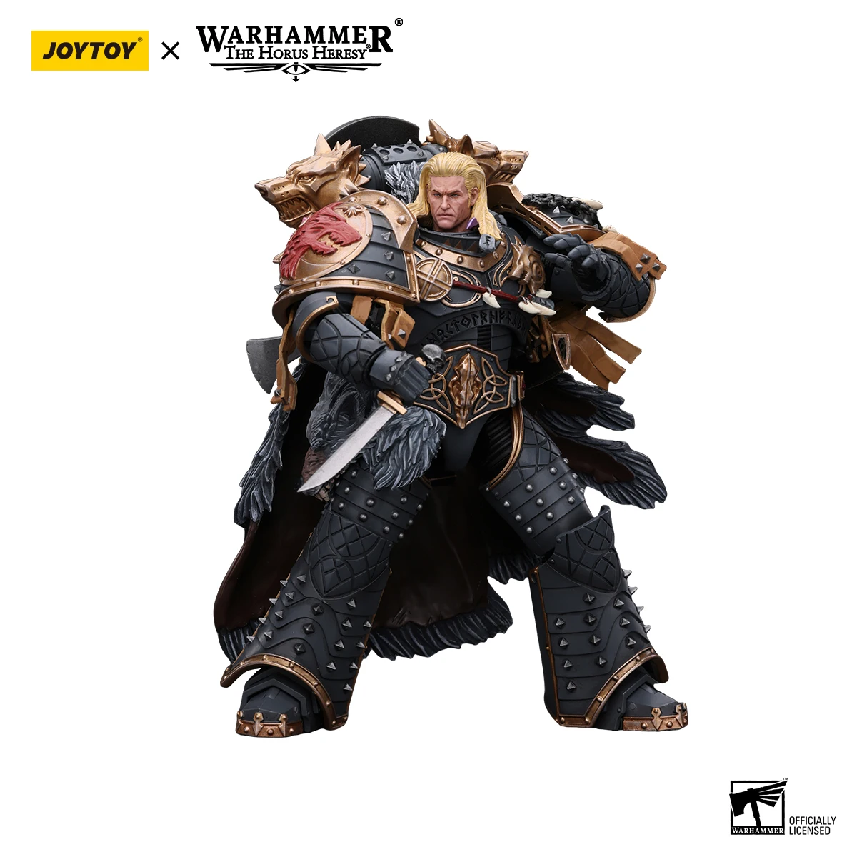 

[Pre-Order]JOYTOY 1/18 Action Figure Warhammer The Horus Heresy Space Wolves Leman Russ Primarch of the VIth Legion Model Toys