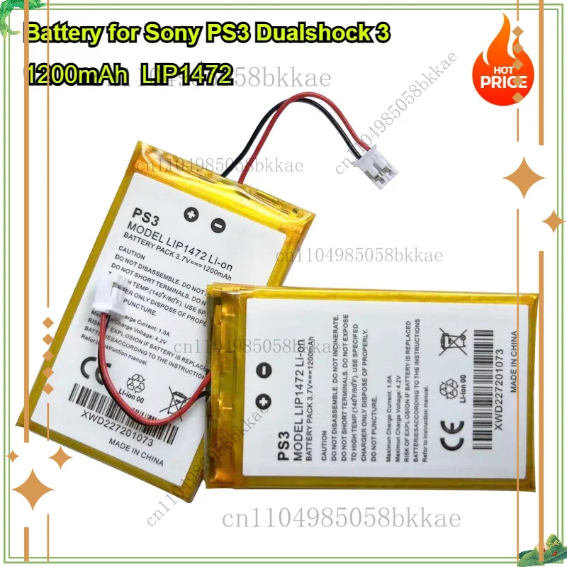 

10 шт./6 шт. 1200 мАч LIP1472 аккумулятор для Sony Playstation 3 PS3 Dualshock 3 беспроводной контроллер CECHZC2E CECHZC2U