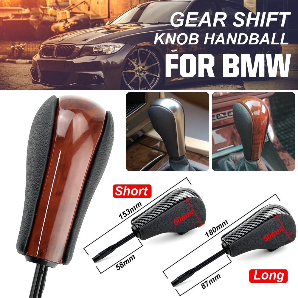 New 4 Colors Car Automatic Gear Shift Knob Lever Stick Replacement For BMW E81 E82 E87 E90 E91 E92 E93 E36 E38 E39 E46 E53 E60 ﻿