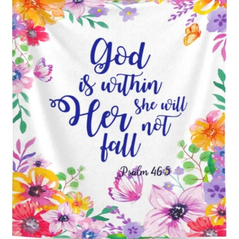 

Молитвенное подарочное одеяло с Библией для дивана-кровати, спальни, офиса, домашнего декора, мягкое и удобное одеяло