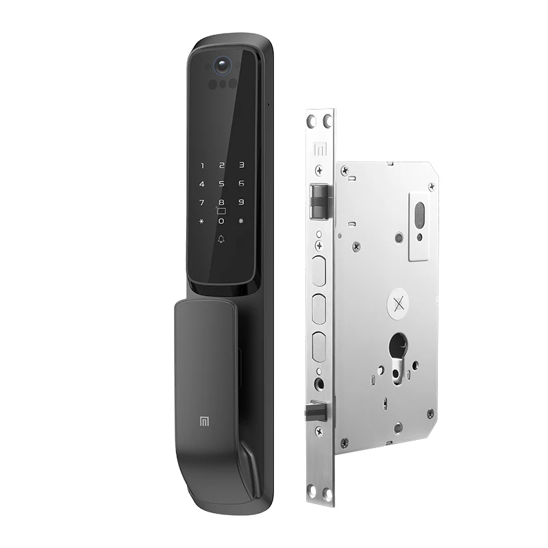 فاخر 2024 جديد وصول حافة بوابة Duress إنذار النسخة الليلية وظيفة تويا App Cnc Suoboot الأمن ثلاثية الأبعاد التعرف على الوجه قفل الباب