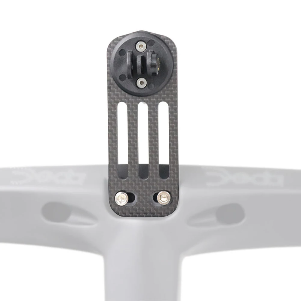 Supporto per computer da bicicletta leggero in fibra di carbonio per manubri DEDA e TOSEEK con compatibilità per base Garmin