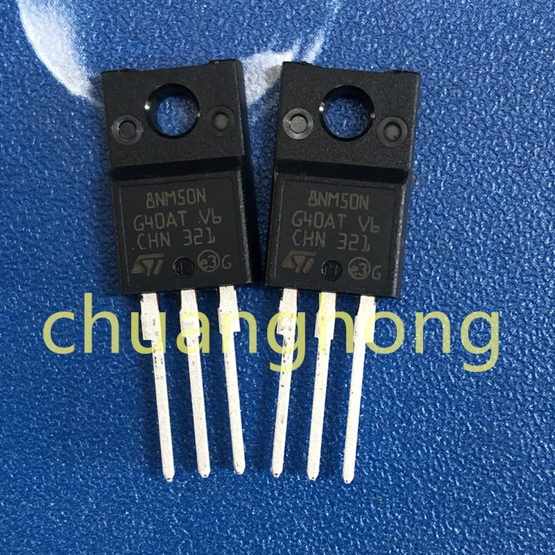 1Pcs/Lot Power Triode 8NM50N 8A 500V New field effect transistor TO-220F STP8NM50FP