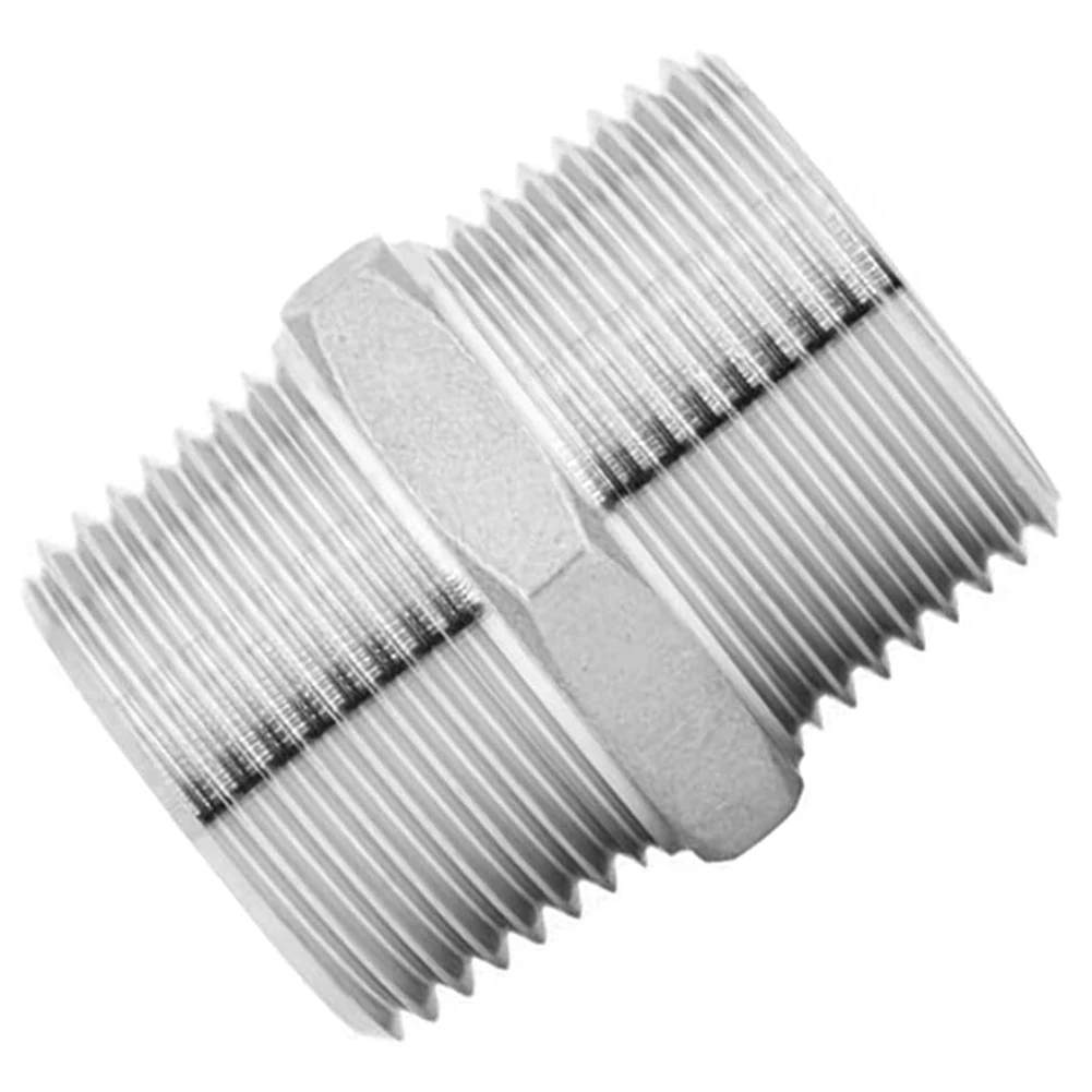 G1/2 Chrome Stainless Steel Shower Hose Extend Connectors For Extra Long Hose Stainless Steel Shower Extender Bathroom Products