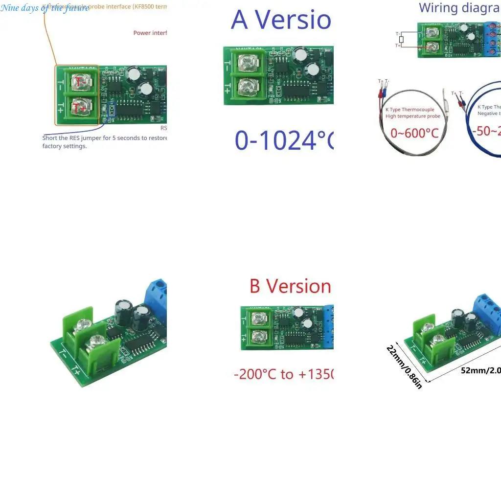 

Efficient K Type Thermocouple Converters for Temperature Control System E65A