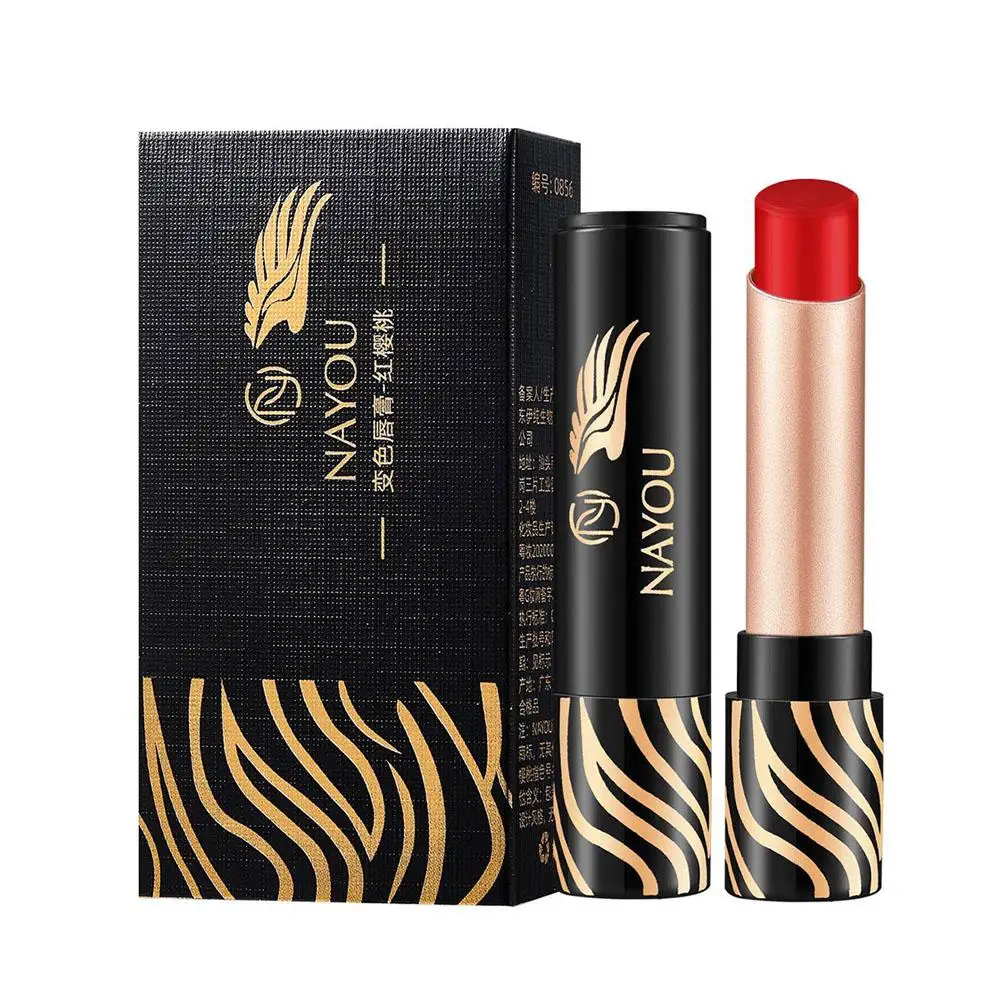 Bálsamo labial hidratante, lápiz labial, taza antiadherente, antigrietas, cambio de labios, lápiz labial de Color para mujer, tinte de maquillaje, cosméticos duraderos K0W6