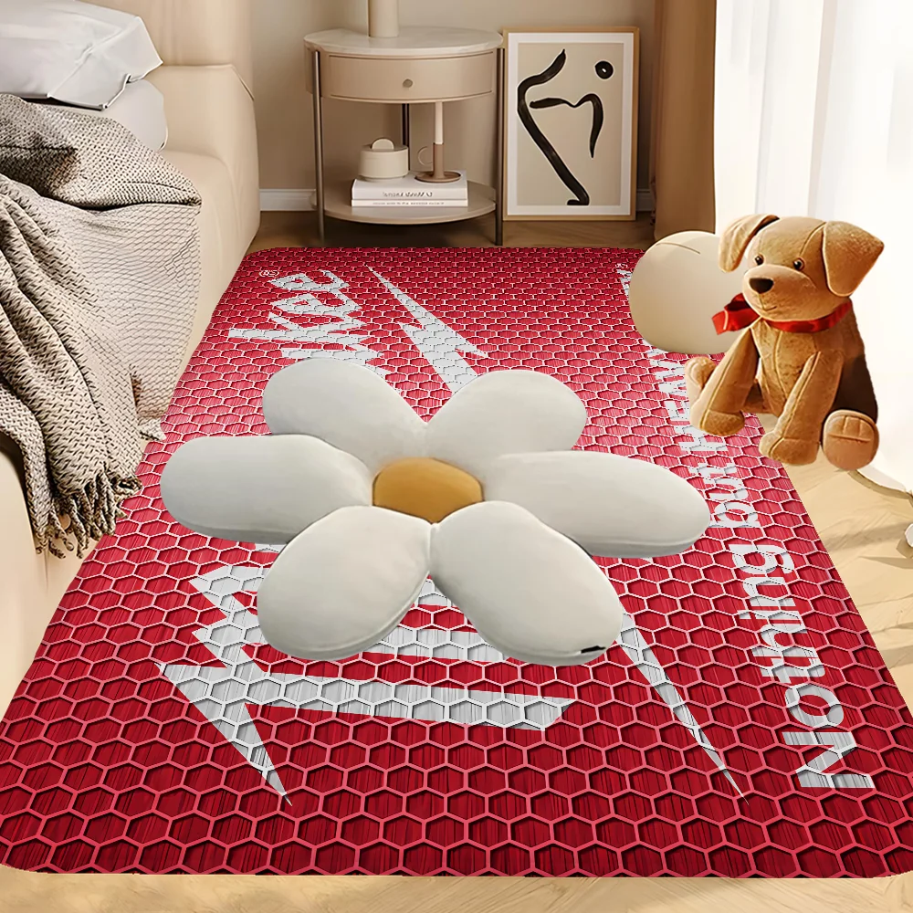 M-Milwaukee Floor Mat INS Style Soft Bedroom Floor House Laundry Room Mat Anti-skid Household Carpets