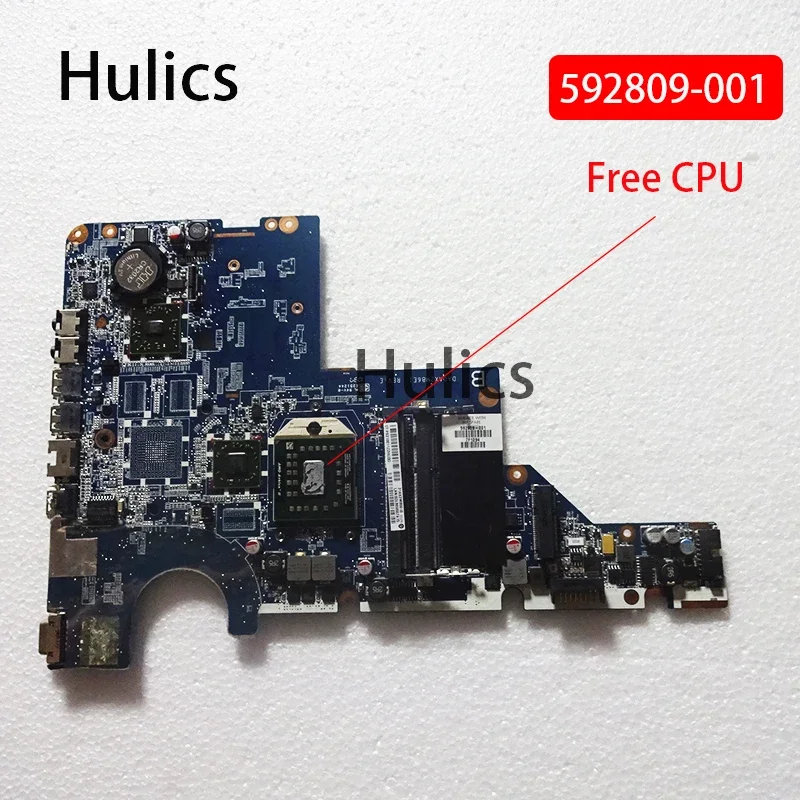 Hulics Used 592809-001 For HP G62 CQ62 CQ42 G42 Motherboard DA0AX2MB6E0 DA0AX2MB6E1 DA0AX2MB6F0 DDR3 Maiboard