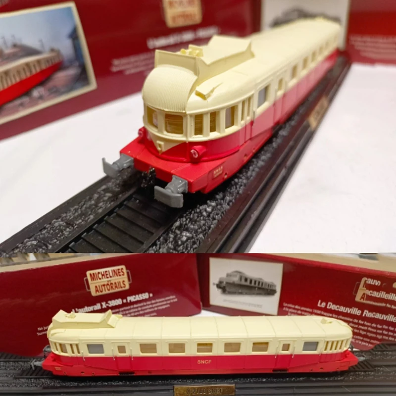 ATLAS 1:87 X-2100 SNCF VH รถรางจําลองรถไฟคอลเลกชันจอแสดงผลของเล่นเครื่องประดับของขวัญ