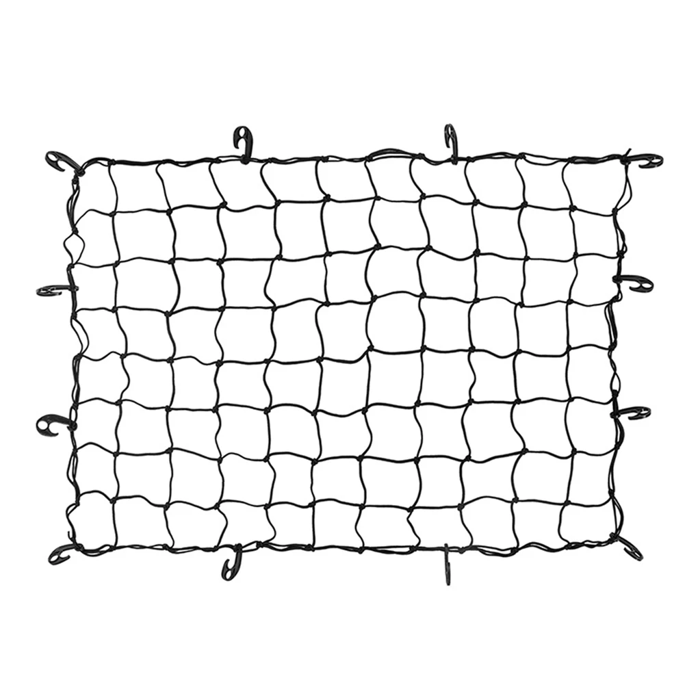 Cargo Fixing Net Bungee Mesh Cover Camping Storage 5mm Elastic Nylon High-Strength Plastic Hook For Wagon Cart