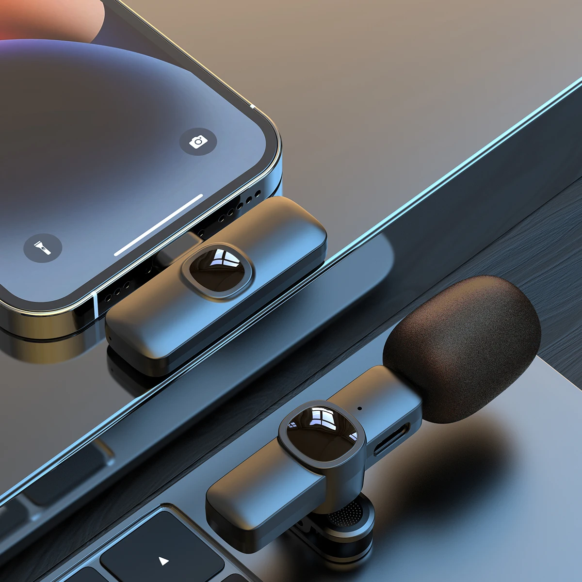 ميكروفون لاسلكي بياقة ، تسجيل الهاتف المحمول ، مشبك طوق Vlog ، ميكروفون صغير ، J 1-Pull ، راديوكين ، جديد