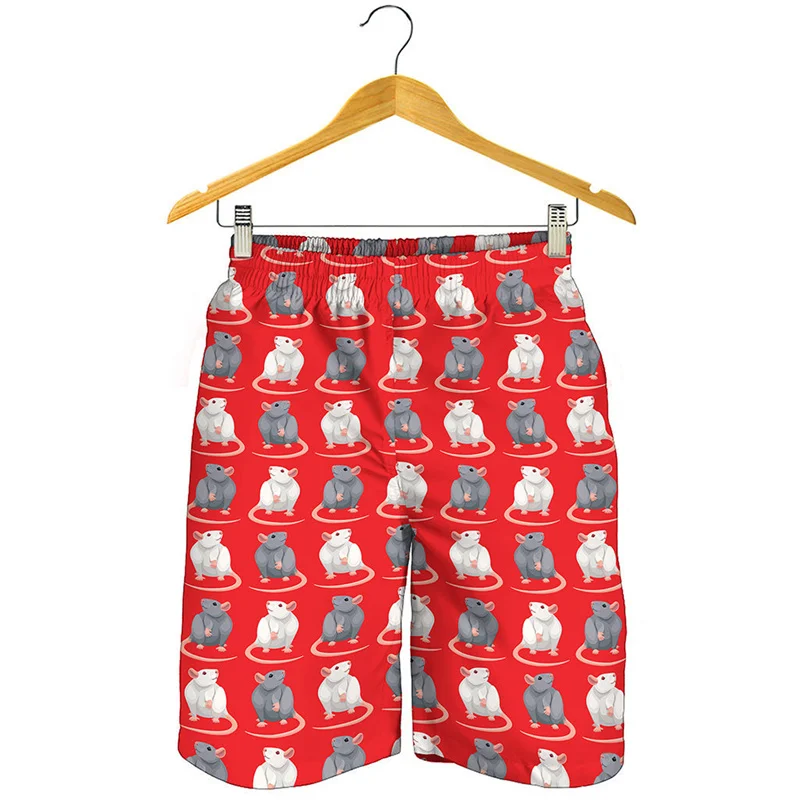 Fun Food Popcorn 3D Print Beach Shorts Men Kids Surf Board Shorts Cool Oversized Short Pants Summer Quick Dry Swimming Trunks