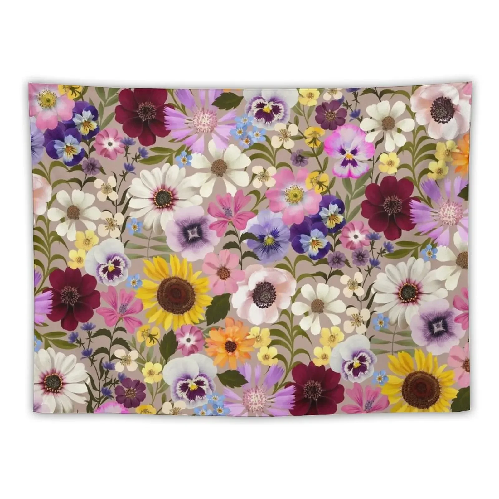 

Spring Garden Party floral Tapestry Home Decor Accessories Wall Hanging Tapestry