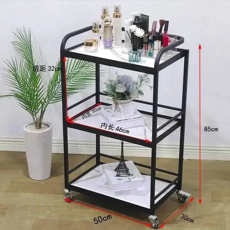 

Salon Laboratory Trolley Spa Beauty Steel Stainless Equipment Manicure Portable Aesthetics тележка парикмахерская Trolly Small