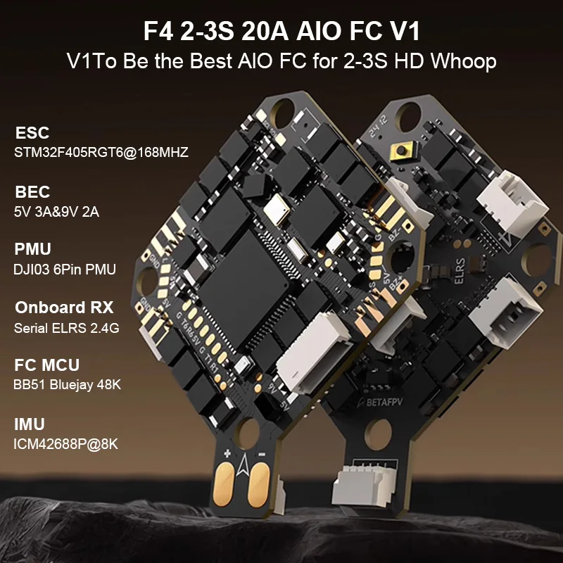 BETAFPV Pavo20 Pro بدون فرش Whoop FPV Quadcopter